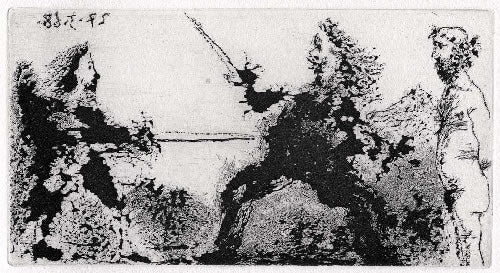 Pablo Picasso Duel, avec un Spectateur Nu (Cramer 149; Published By Fequet et Baudier, Paris) 1971