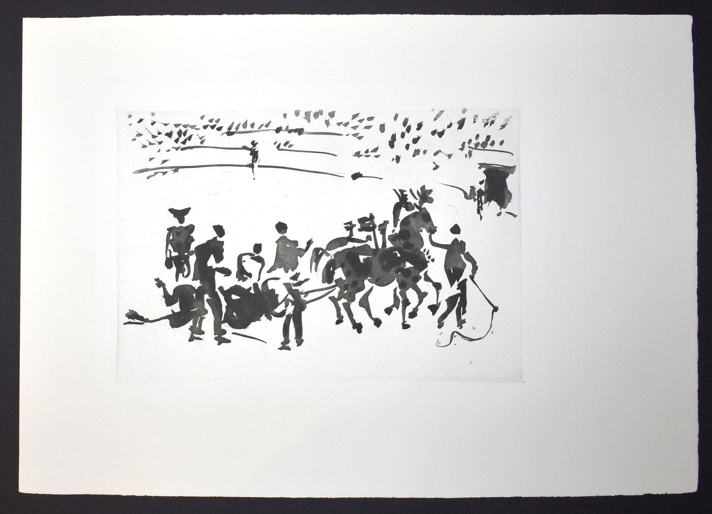 Pablo Picasso El Arrastre (Dragging of the Slain Bull) (Baer 973, Cramer 100) 1959