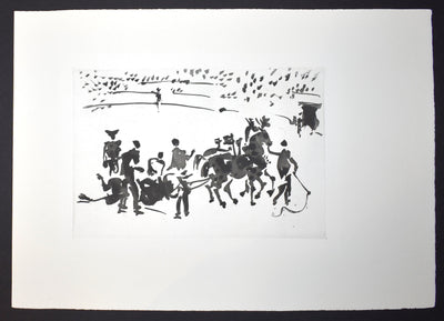 Pablo Picasso El Arrastre (Dragging of the Slain Bull) (Baer 973, Cramer 100) 1959