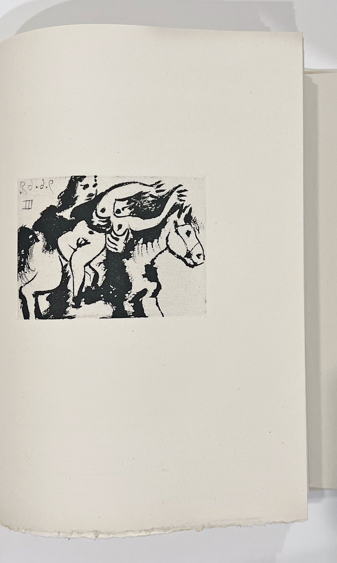Pablo Picasso Enlevement, a Cheval (Cramer 149; Published By Fequet et Baudier, Paris) 1971