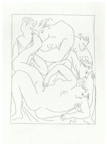 Pablo Picasso Eurydice Piquee par un Serpent (Deuxieme Planche) (Cramer 19, Bloch 118, Baer 162) 1931