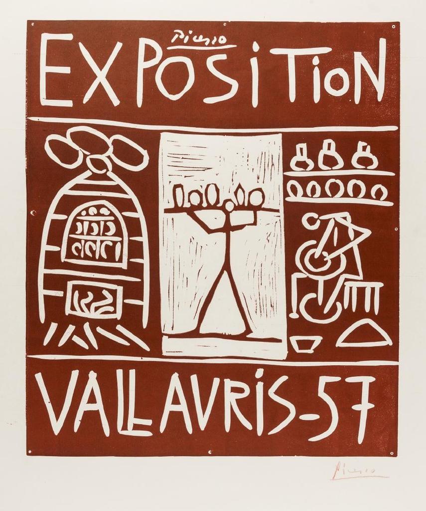 Pablo Picasso Exhibition Vallauris 1957 (Czw 24) 1957