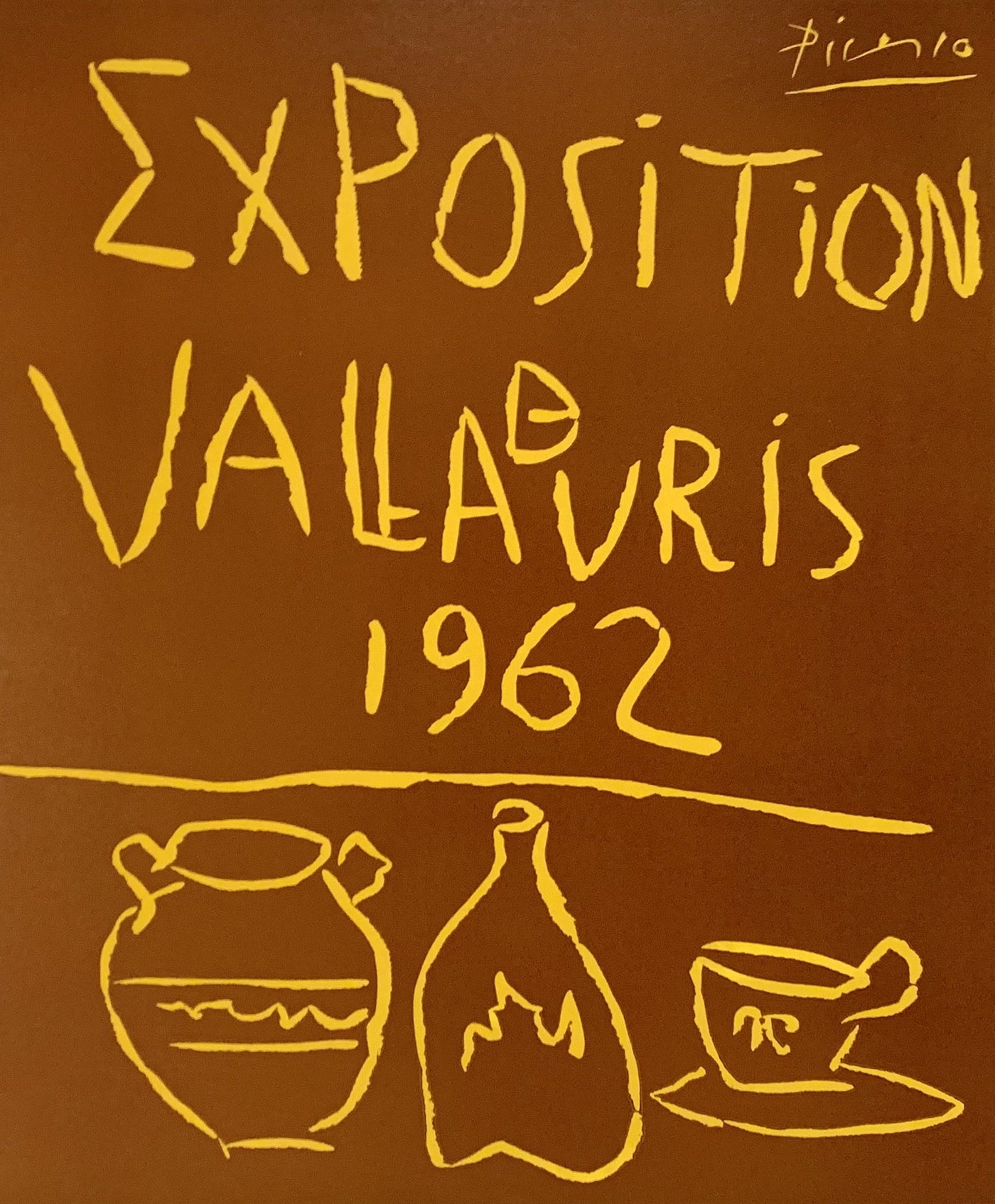 Pablo Picasso Exposition Vallauris 1962 (Czw 48) 1962