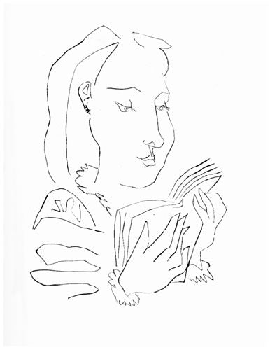 Pablo Picasso Femme Lisant (Cramer 51) 1948