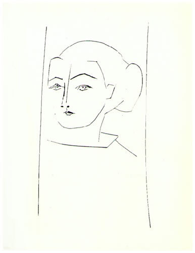 Pablo Picasso Femme au Chignon (Cramer 51) 1948