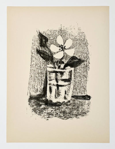 Pablo Picasso Fleurs dans un Verre No. 6 (Cramer 60) 1947