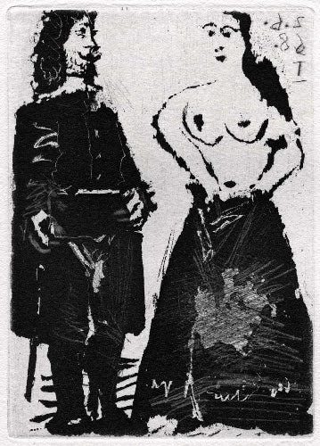 Pablo Picasso Gentilhomme et Maja (Cramer 149; Published By Fequet et Baudier, Paris) 1971