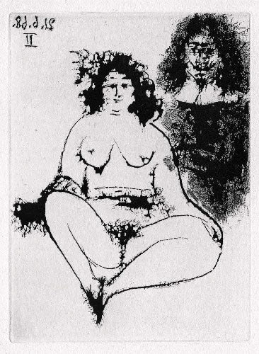 Pablo Picasso Grosse Prostituee et 'Mousquetaire' (Cramer 149; Published By Fequet et Baudier, Paris) 1971