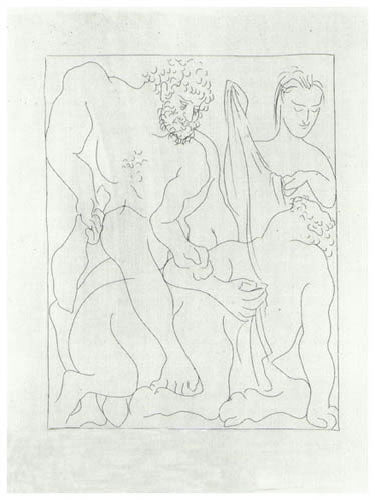 Pablo Picasso Hercule tue le Centaure Nessus (Cramer 19, Bloch 116, Baer 160) 1931