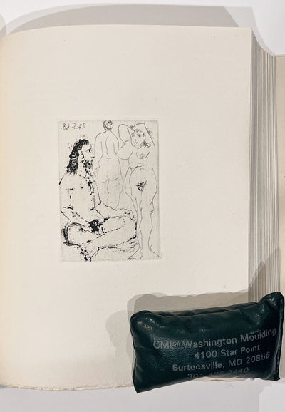 Pablo Picasso Homme Nu Assis en Tailleur et Deux Femmes (Cramer 149; Published By Fequet et Baudier, Paris) 1971