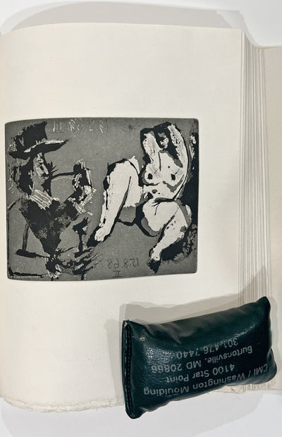 Pablo Picasso Homme a la Pipe et a la Canne et Jeune Femme Nue (Cramer 149; Published By Fequet et Baudier, Paris) 1971