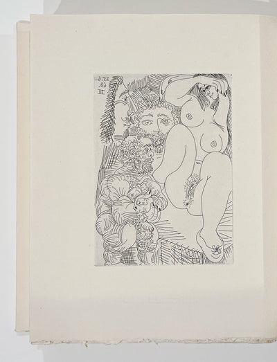Pablo Picasso Jeune Courtisane avec un Gentilhomme (Cramer 149; Published By Fequet et Baudier, Paris) 1971
