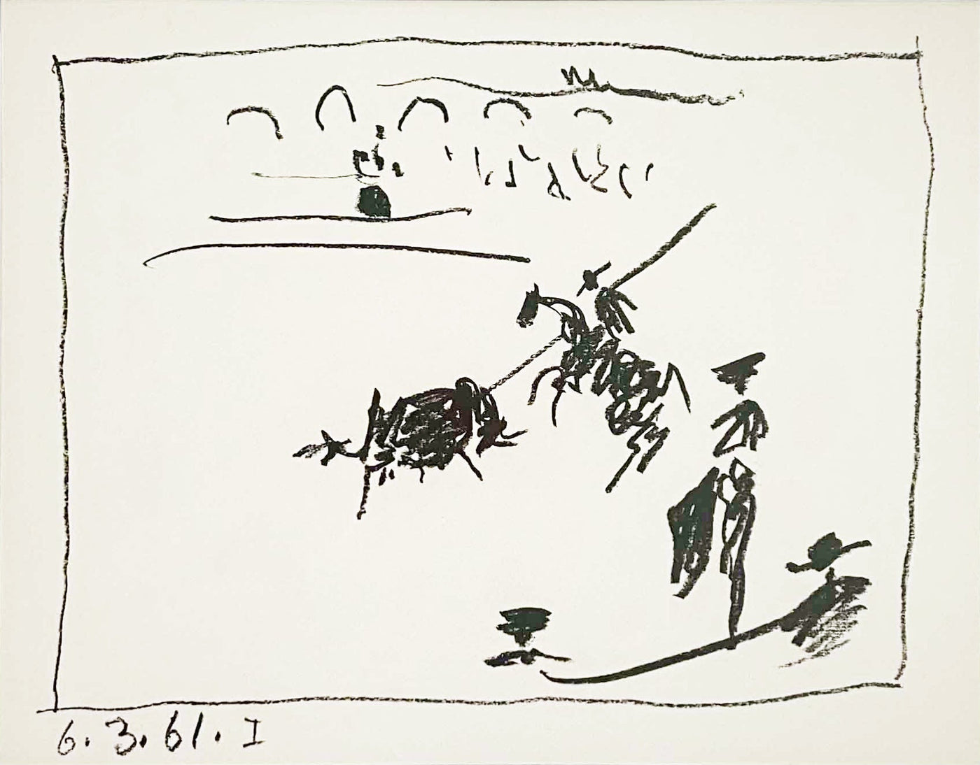 Pablo Picasso La Pique (I) (Cramer 113) 1961