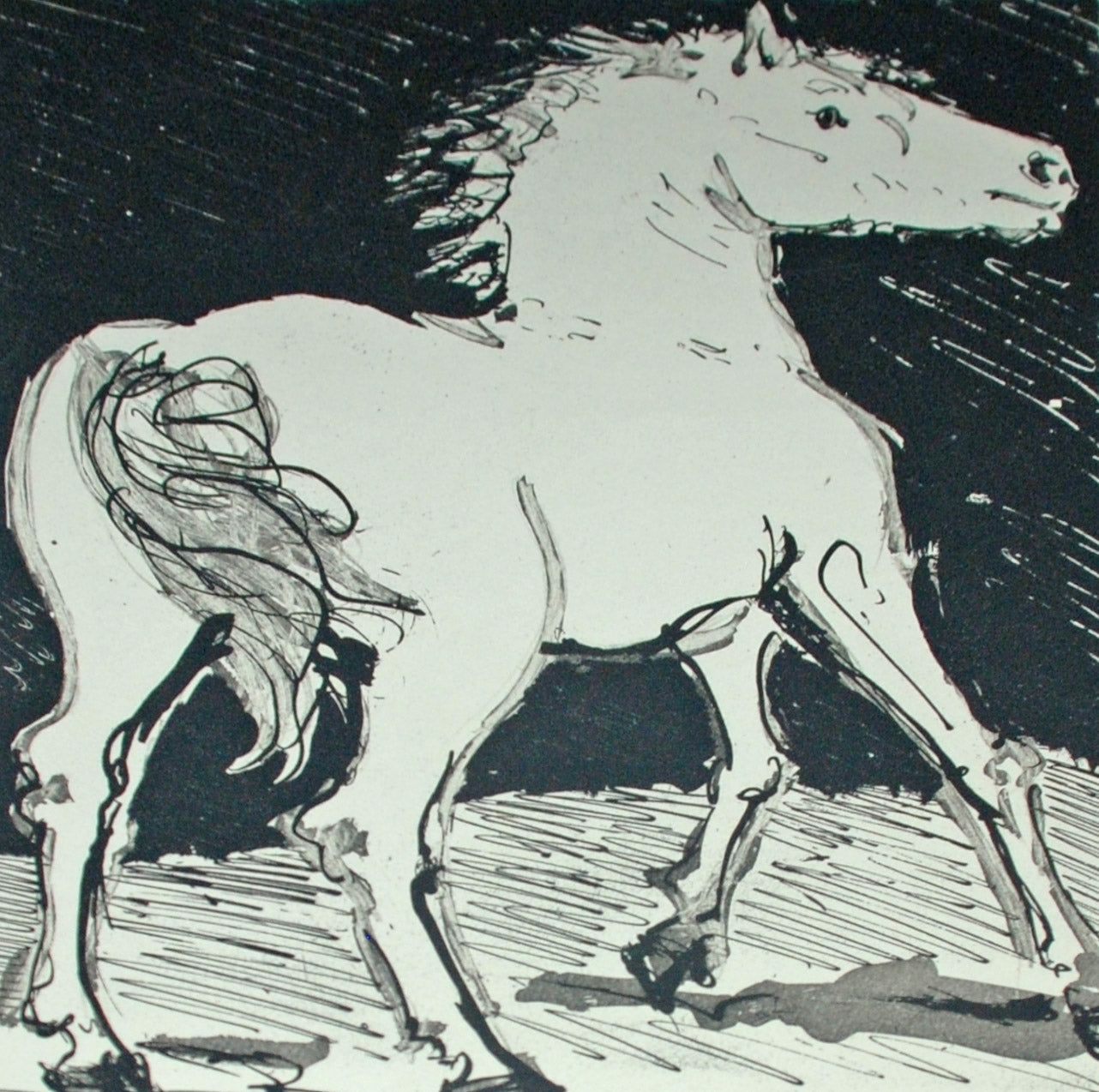 Pablo Picasso Le Cheval (The Horse) (Bloch 328, Cramer No. 37) 1942