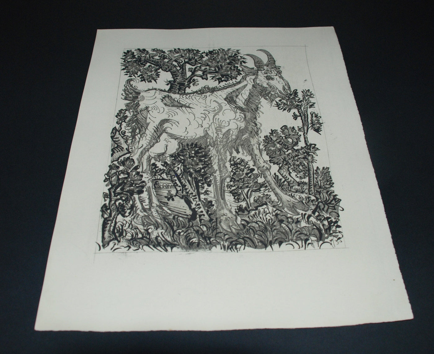 Pablo Picasso Le Chevre (The Goat) (Bloch 339, Cramer No. 37) 1942