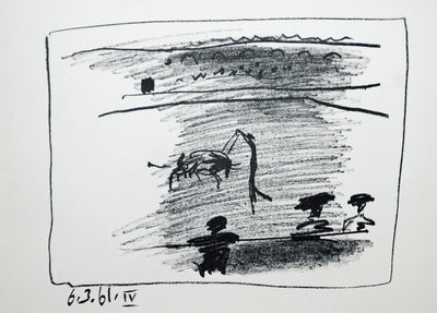 Pablo Picasso Les Banderilles (IV) (Cramer 113) 1961