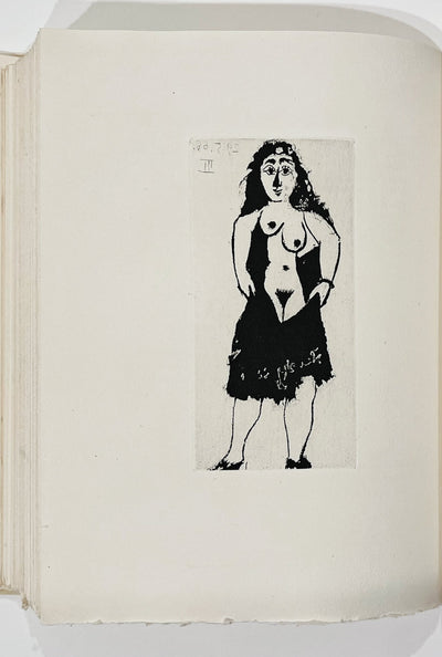 Pablo Picasso Maja a la Robe Courte (Cramer 149; Published By Fequet et Baudier, Paris) 1971