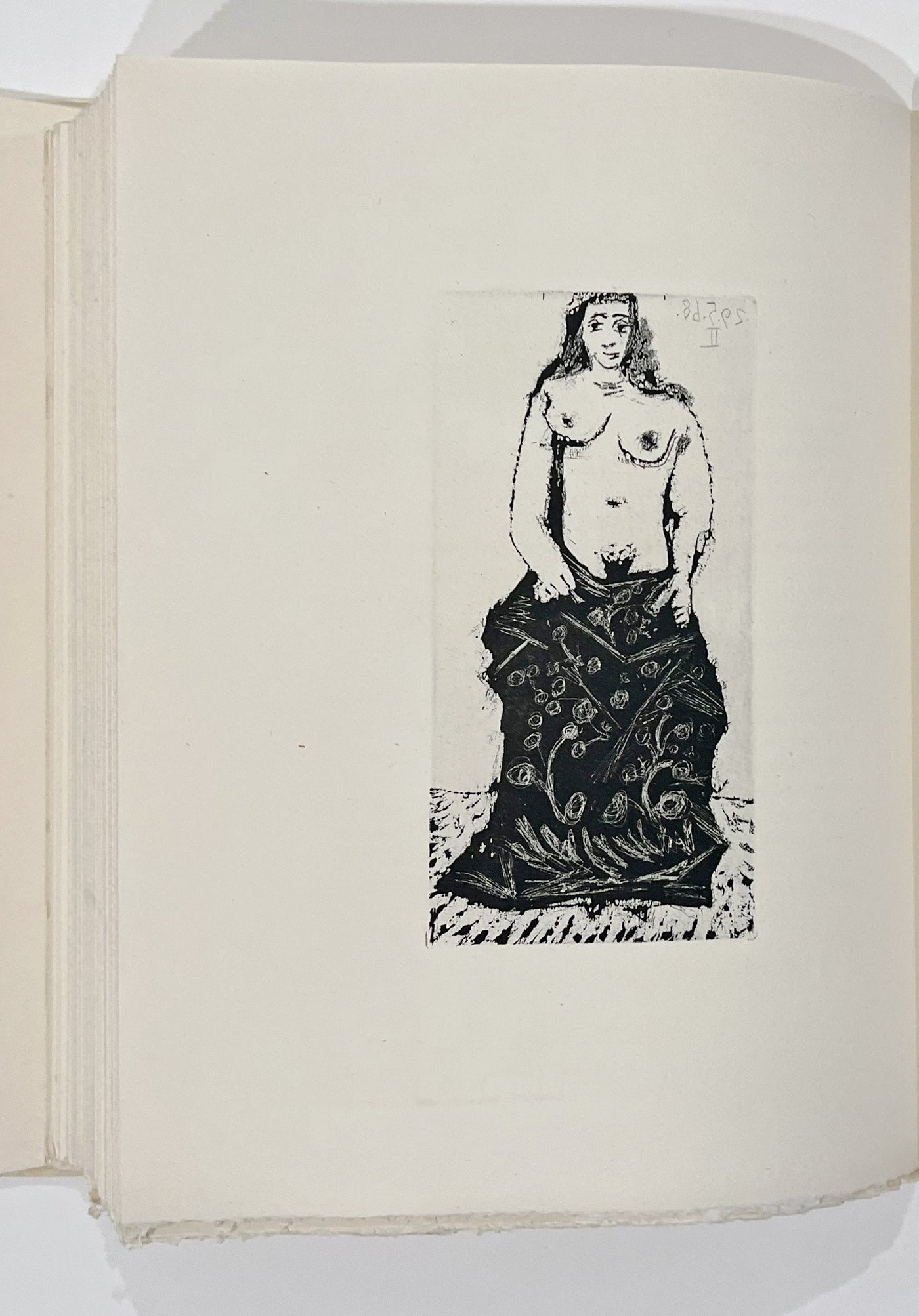 Pablo Picasso Maja a la Robe Longue (Cramer 149; Published By Fequet et Baudier, Paris) 1971