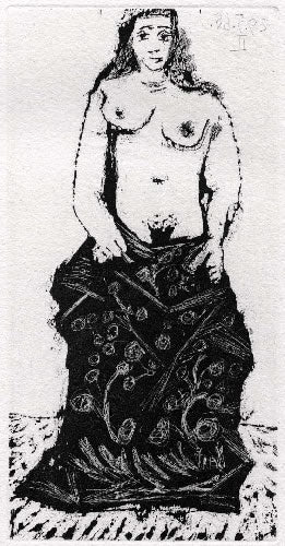 Pablo Picasso Maja a la Robe Longue (Cramer 149; Published By Fequet et Baudier, Paris) 1971