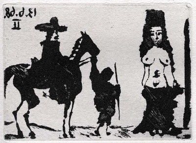 Pablo Picasso Maja et Cavalier (Cramer 149; Published By Fequet et Baudier, Paris) 1971