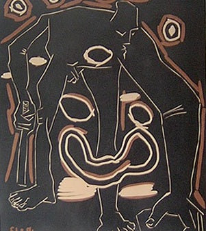 Pablo Picasso Man with a Stick (Kramer 111) 1963