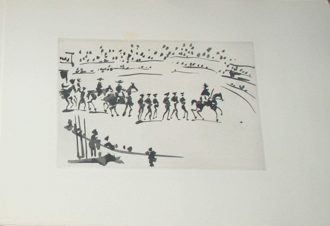Pablo Picasso Paseo de Cuadrillas (Ride of the Bullfighting Teams) (Cramer no. 100) 1959