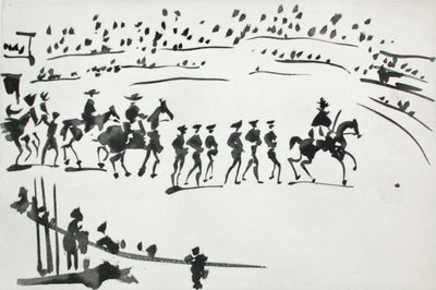 Pablo Picasso Paseo de Cuadrillas (Ride of the Bullfighting Teams) (Cramer no. 100) 1959