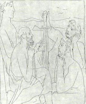 Pablo Picasso Recites de Nestor sur la Guerre de Troie (Cramer 19, Bloch 122, Baer 166) 1931