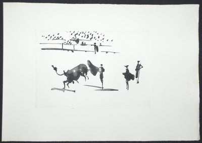 Pablo Picasso Suerte de Muleta (The Luck of the Red Cape) (Cramer no. 100) 1959