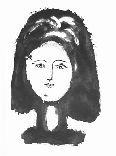 Pablo Picasso Tete de Femme au Long Cou (Cramer 51) 1948