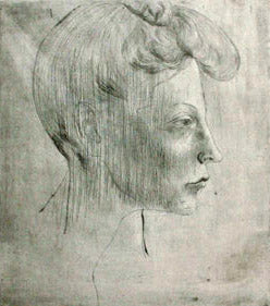 Pablo Picasso Tete de Femme, de Profil (Bloch 6) 1905
