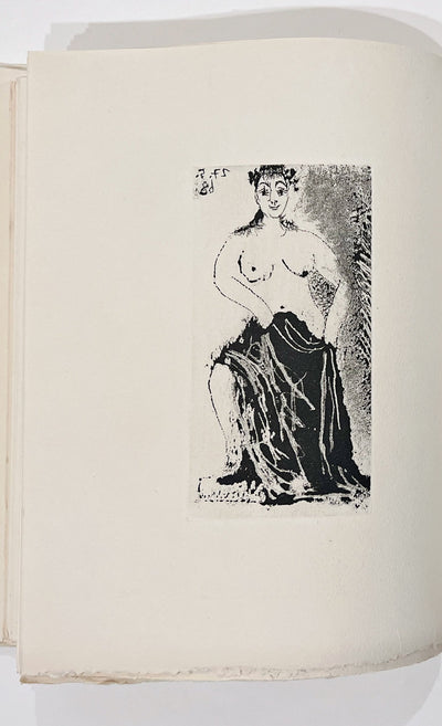 Pablo Picasso Une Maja Posant sur un Piedestal (Cramer 149; Published By Fequet et Baudier, Paris) 1971