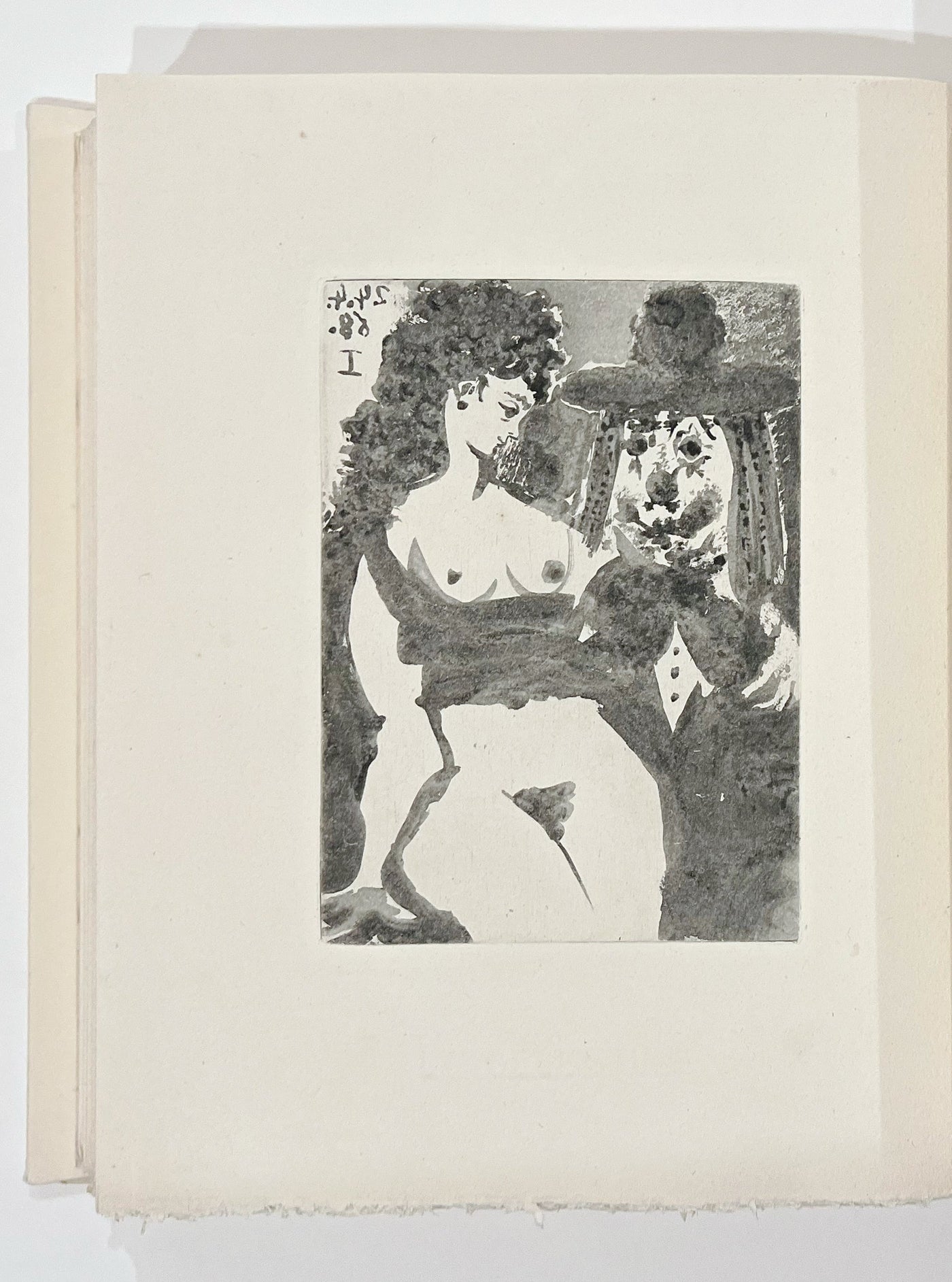 Pablo Picasso Vieux Clown avec une Ravissante Personne (Cramer 149; Published By Fequet et Baudier, Paris) 1971