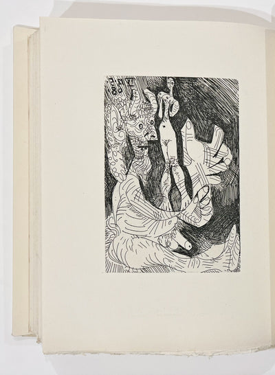 Pablo Picasso Vieux Faune avec une Poupee Vivante (Cramer 149; Published By Fequet et Baudier, Paris) 1971