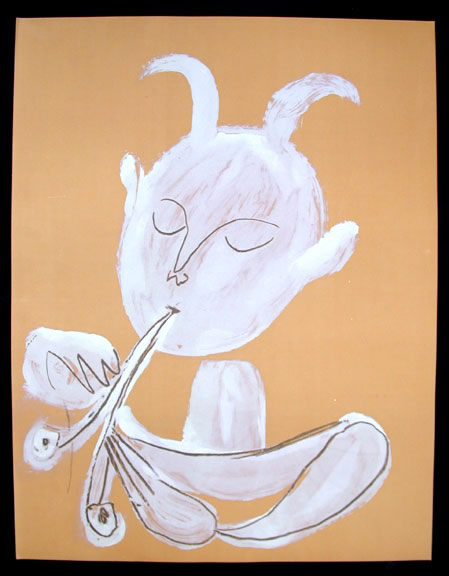 Pablo Picasso After Faunes Et Flore Dantibes 1960 Georgetown Frame Shoppe
