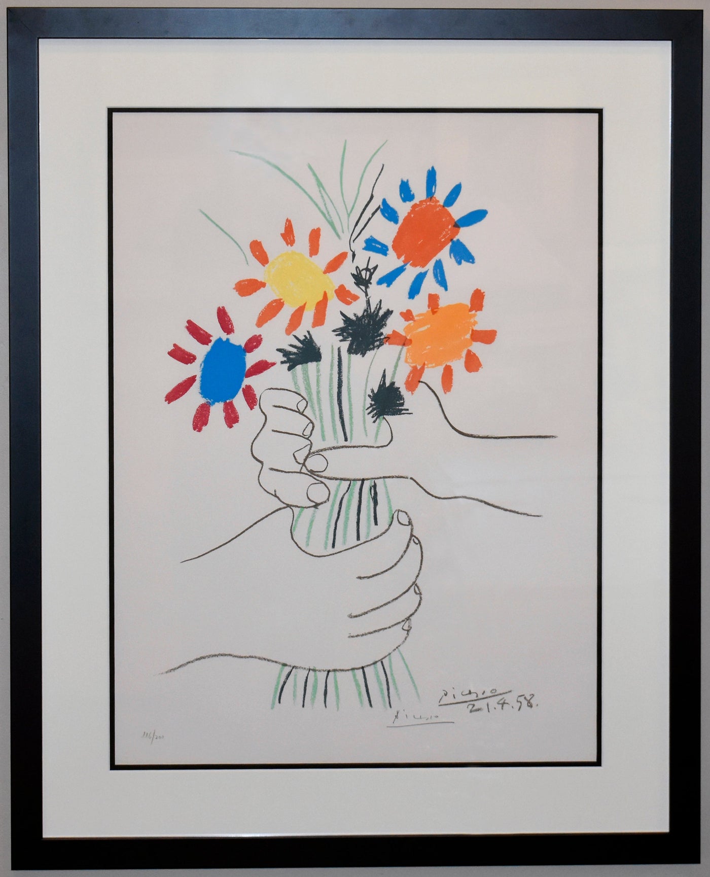 Pablo Picasso (after) Fleurs et Mains 1958