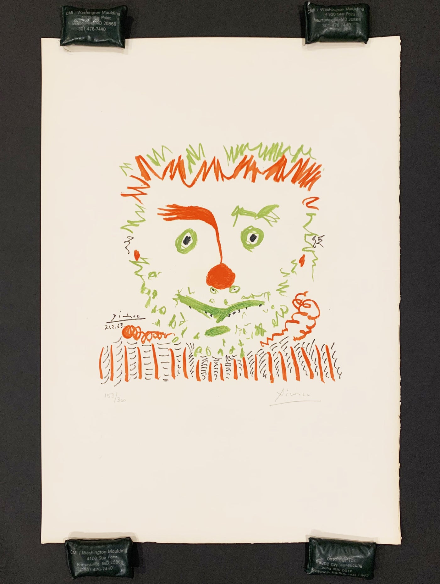 Pablo Picasso (after) Le Clown 1962