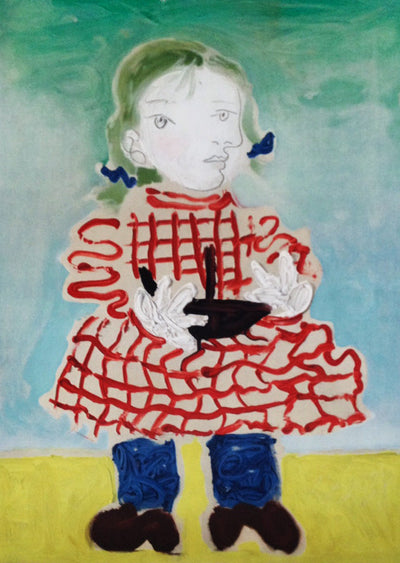 Pablo Picasso (after) Portrait of a Girl (Maya in a Pinafore) 1965