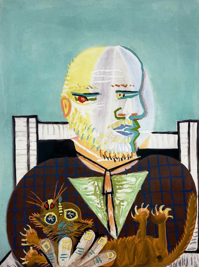 Pablo Picasso (after) Vollard et son Chat 1960