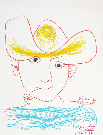 Pablo Picasso (after) Young Spanish Peasant 1971