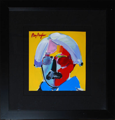 Peter Max Andy With Mustache 1998