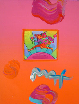 Peter Max Flower Jumper Pink 2000