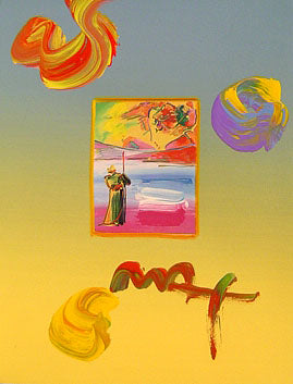 Peter Max Promised Land Yellow 2000