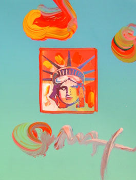 Peter Max Statue of Liberty 2000