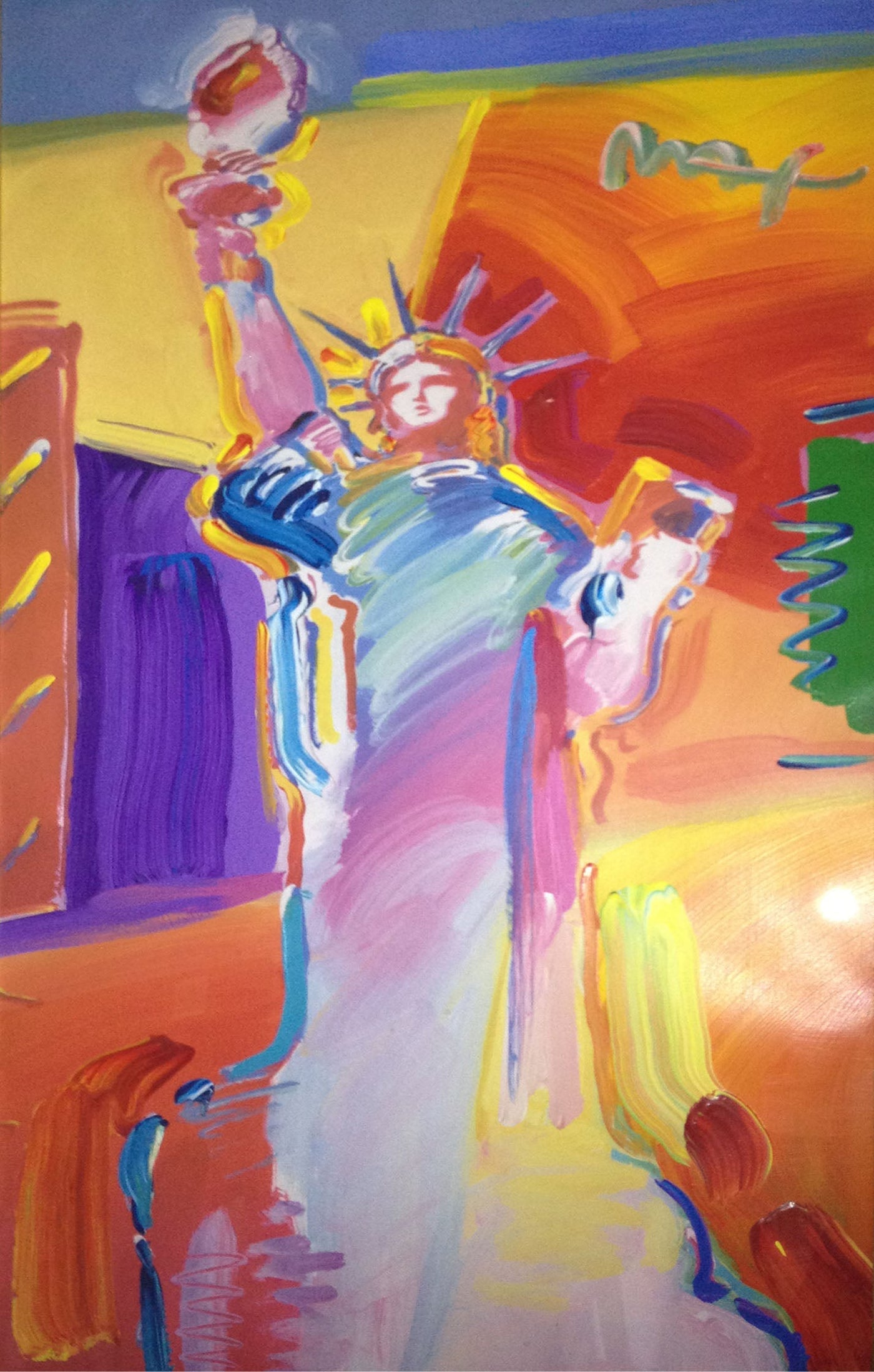 Peter Max Statue of Liberty (Registration No. 116504) 2001