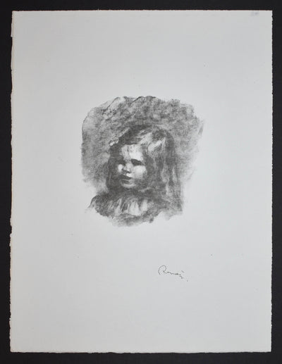 Pierre-Auguste Renoir Claude Renoir, Tourne a Gauche (Delteil 40) 1919