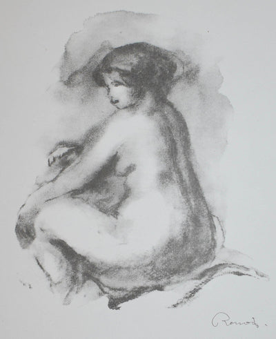 Pierre-Auguste Renoir Etude de Femme Nue, Assise (Delteil 42) 1919