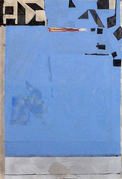 Richard Diebenkorn Blue with Red 1987