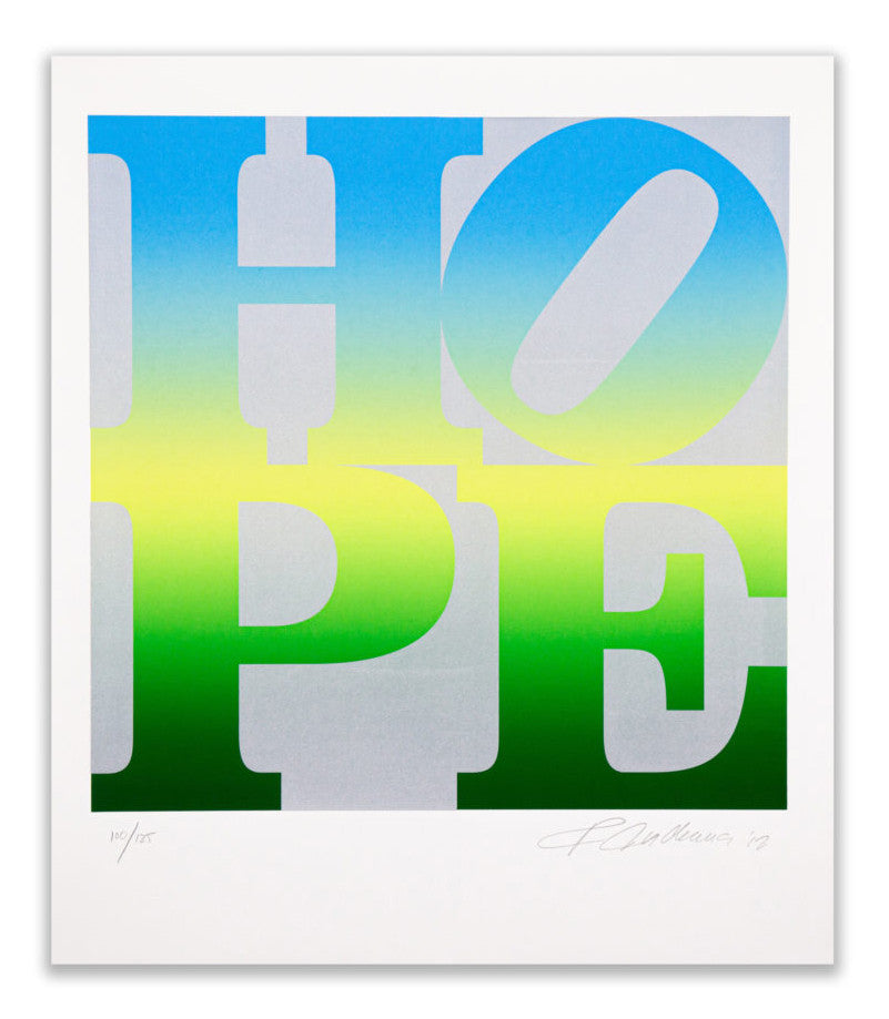 Robert Indiana Four Seasons of Hope Portfolio (Silver) 2012