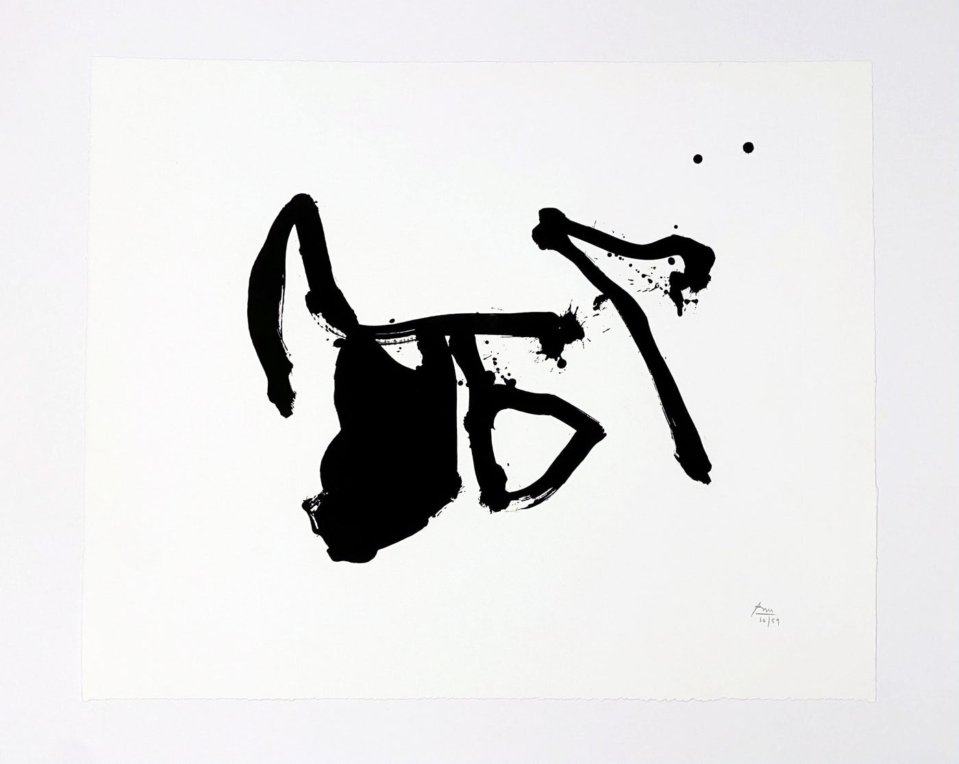 Robert Motherwell Signs on White (Piranio 284) 1981